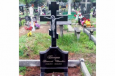 Памятник с крестом из гранита